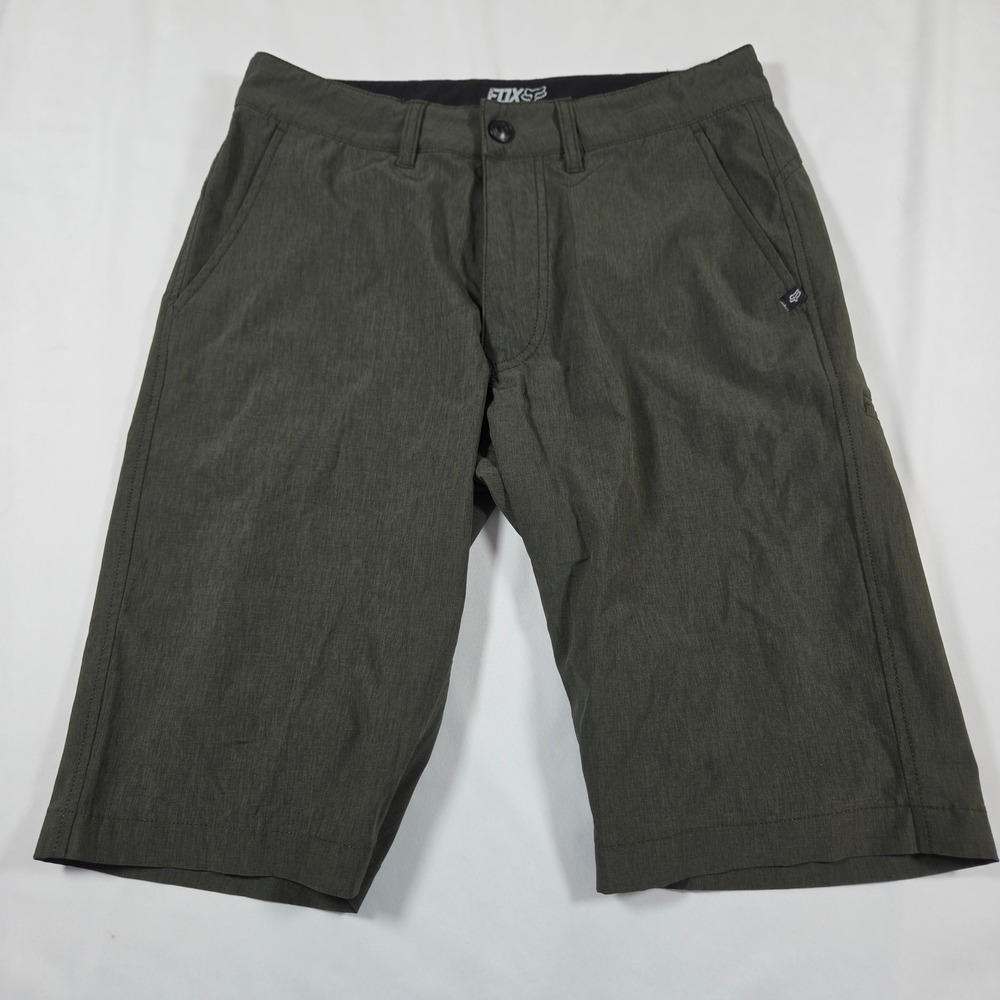 Fox Racing Tech Shorts Mens 28 Olive Green Heathered Performance Walk Shorts